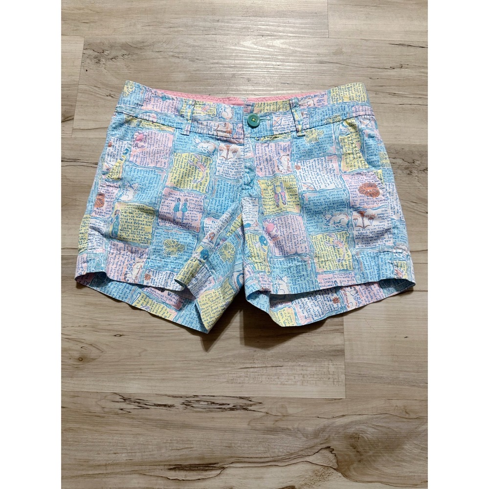 Lilly Pulitzer Callahan Written In The Stars Shorts Zodiac Horoscope Size 0